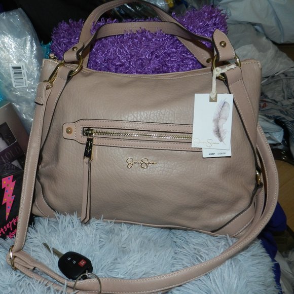 Jessica Simpson Pink Salt Jovia Cross Body Bag NWT/NEW - Picture 5 of 15